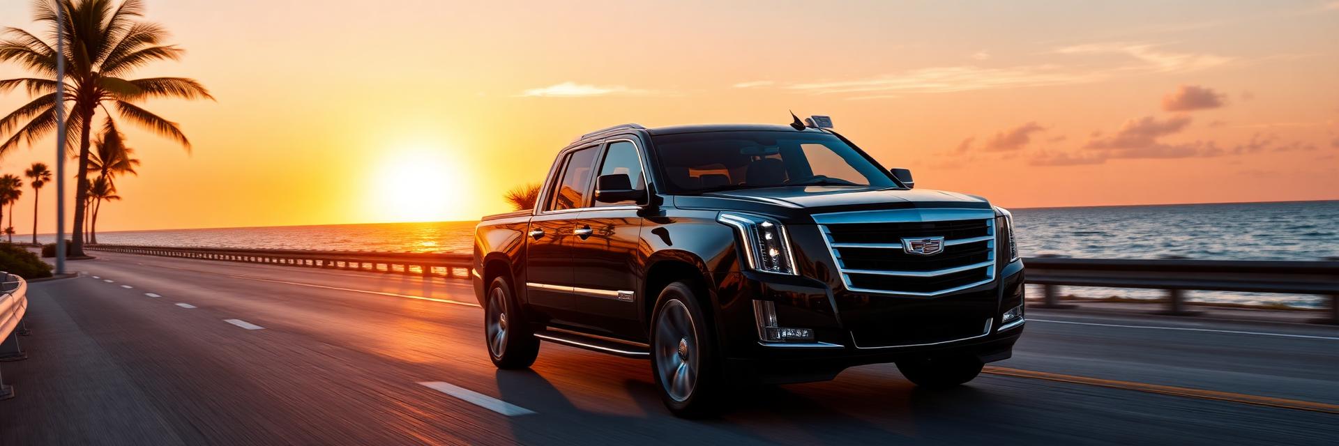 Luxury chauffeur transportation across Merritt Island, FL